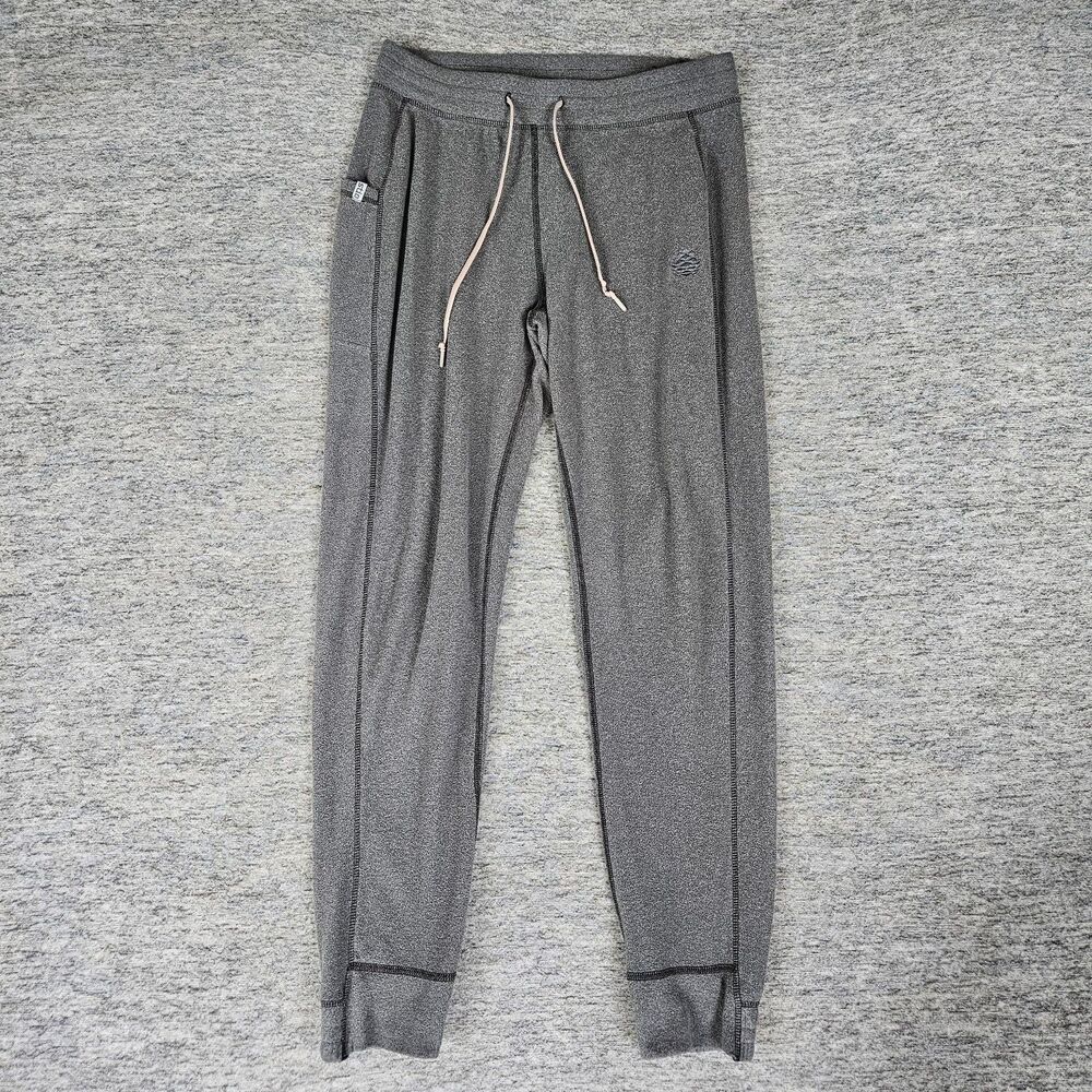 Stio Women's M Gray Turpin Fleece Joggers Sweatpants Tapered Microfleece Hiking